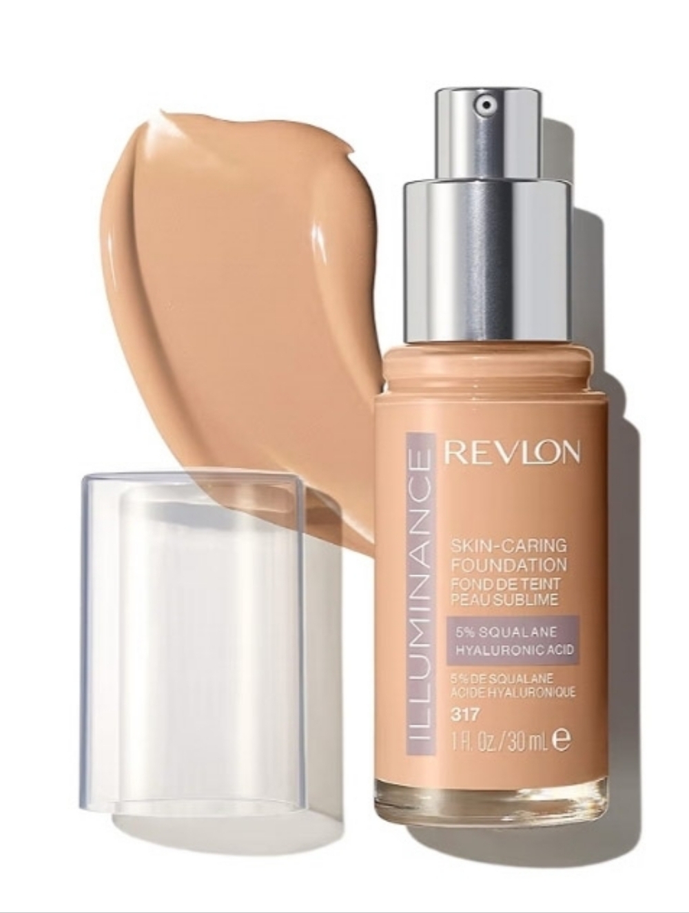 🌹Revlon Illuminance Skin-Caring Foundation 317 Warm Honey w/ Hyaluronic Acid